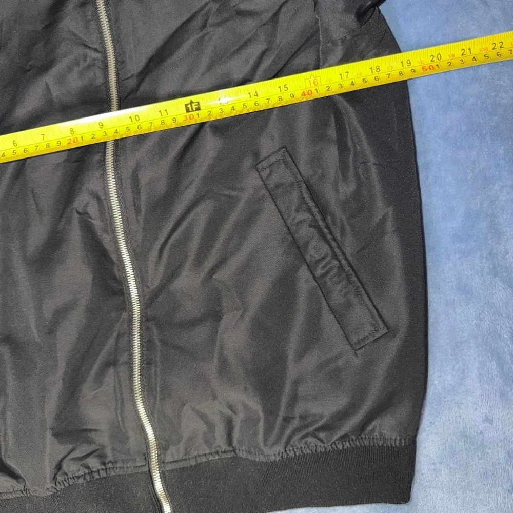 Zara Black Bomber Jacket